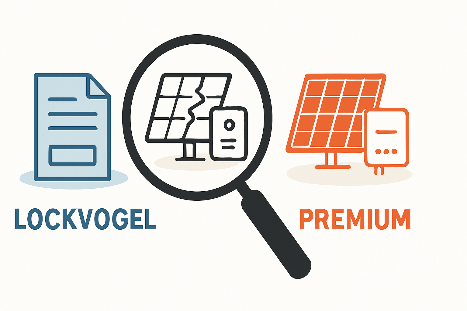Aufpreise für Premium-Komponenten erkennen bei Photovoltaikangeboten
