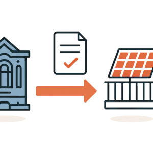 Balkonkraftwerk an historischen Fassaden genehmigen