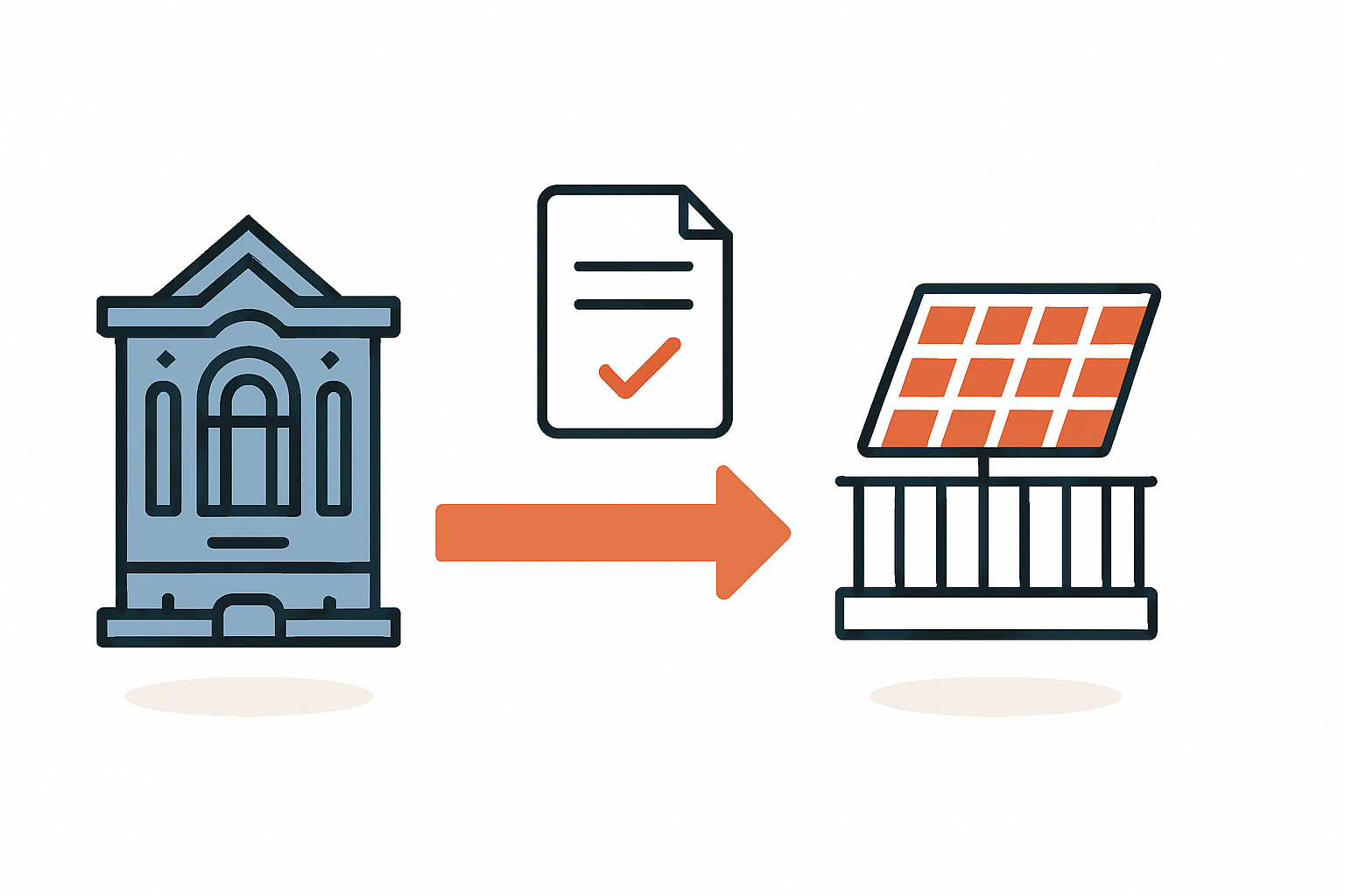 Balkonkraftwerk an historischen Fassaden genehmigen