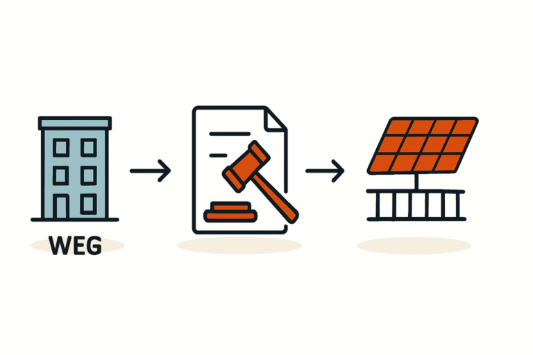 Balkonkraftwerk in der Eigentümergemeinschaft rechtlich verstehen