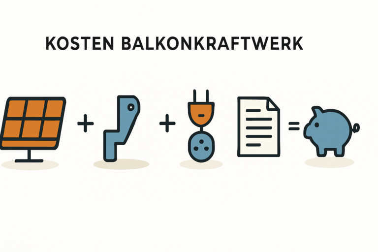 Balkonkraftwerk Kosten im Überblick von Kauf bis Anschluss
