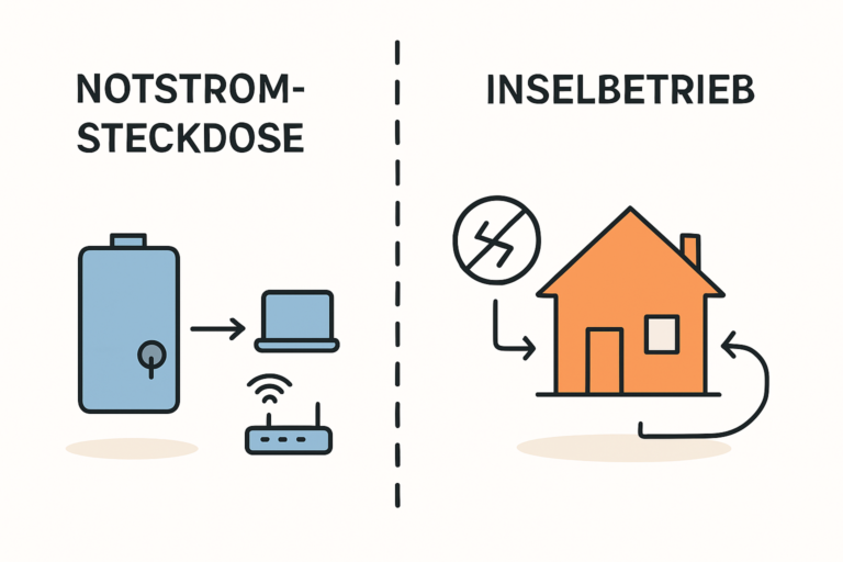 Balkonkraftwerk mit Notstrom: Was Sie brauchen