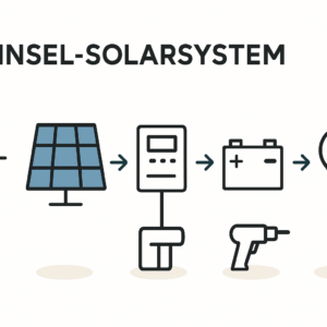 Balkonkraftwerk im Schrebergarten Autarke Stromversorgung