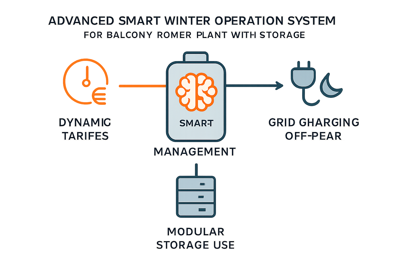 Winterfestes Balkonkraftwerk