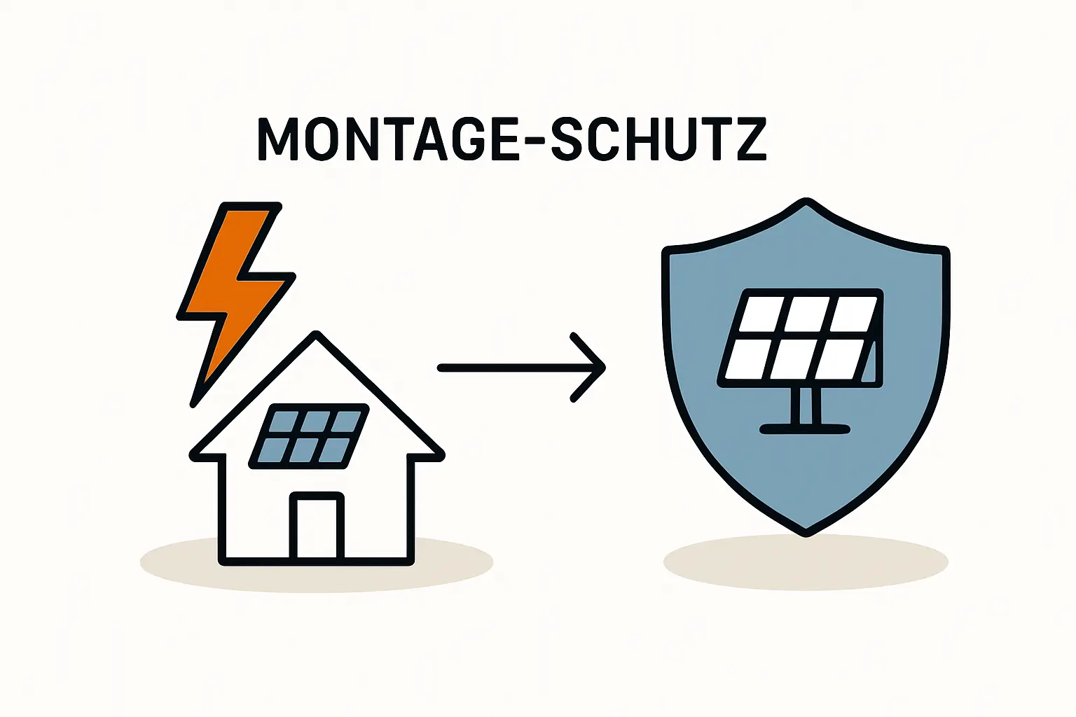 Bauleistungsversicherung für Photovoltaik Montagephase