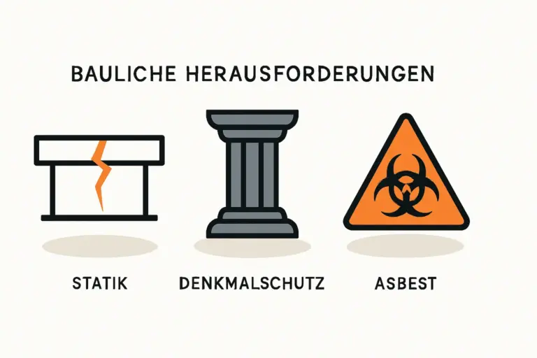 Bauliche Besonderheiten im Angebot richtig berücksichtigen