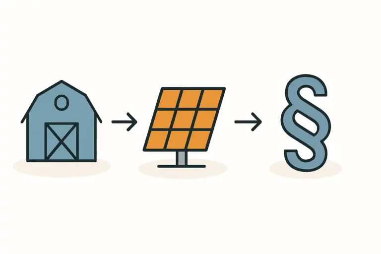 Baurecht für PV-Anlagen auf landwirtschaftlichen Gebäuden