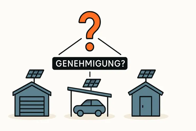 Baugenehmigung für PV-Anlagen auf Nebengebäuden