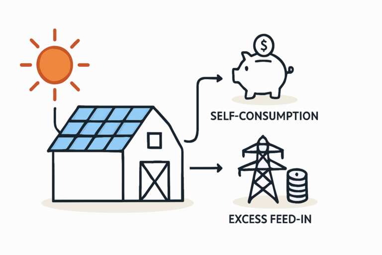 Beispielrechnung PV-Anlage für landwirtschaftliche Betriebe