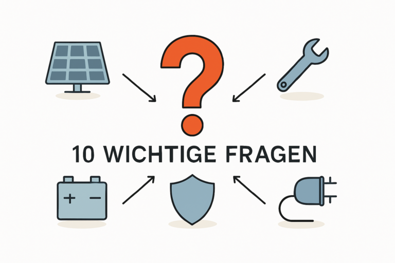 Der erste Beratungstermin mit dem PV-Anbieter Fragen