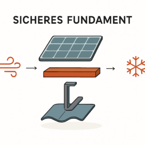 Bewertung des Montagesystems für langfristige Dachsicherheit