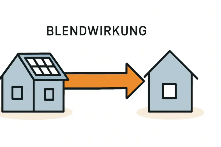 Blendwirkung von Solarmodulen und rechtliche Grundlagen