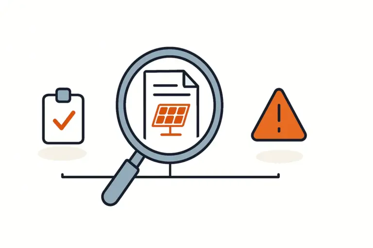 Bonität und Qualifikation des Solarteurs prüfen