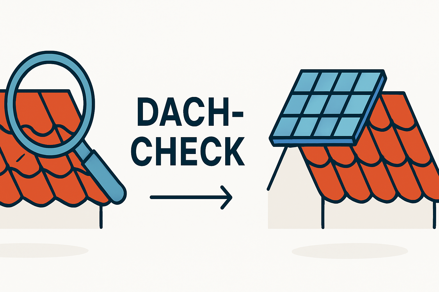 Dach-Check für Ziegeldach und PV-Anlage in 5 Schritten