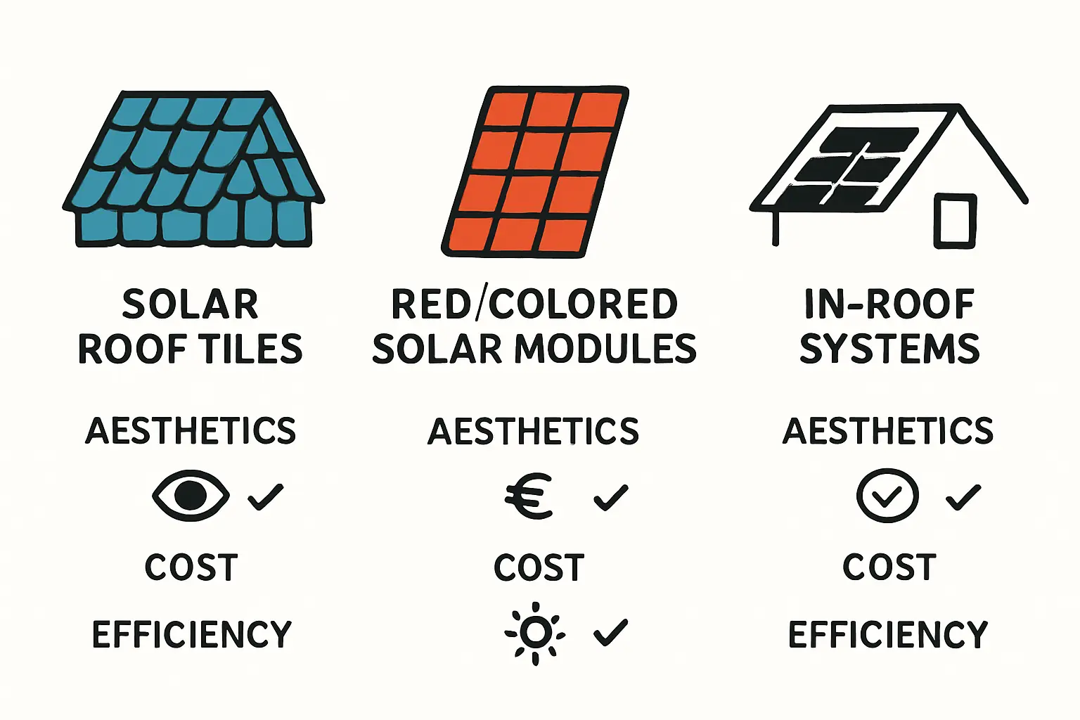 Eine Grafik, die den Abwägungsprozess darstellt: Auf der einen Seite eine Waagschale mit einem historischen Gebäude (Denkmalschutz), auf der anderen eine mit einer Sonne (Erneuerbare Energien).