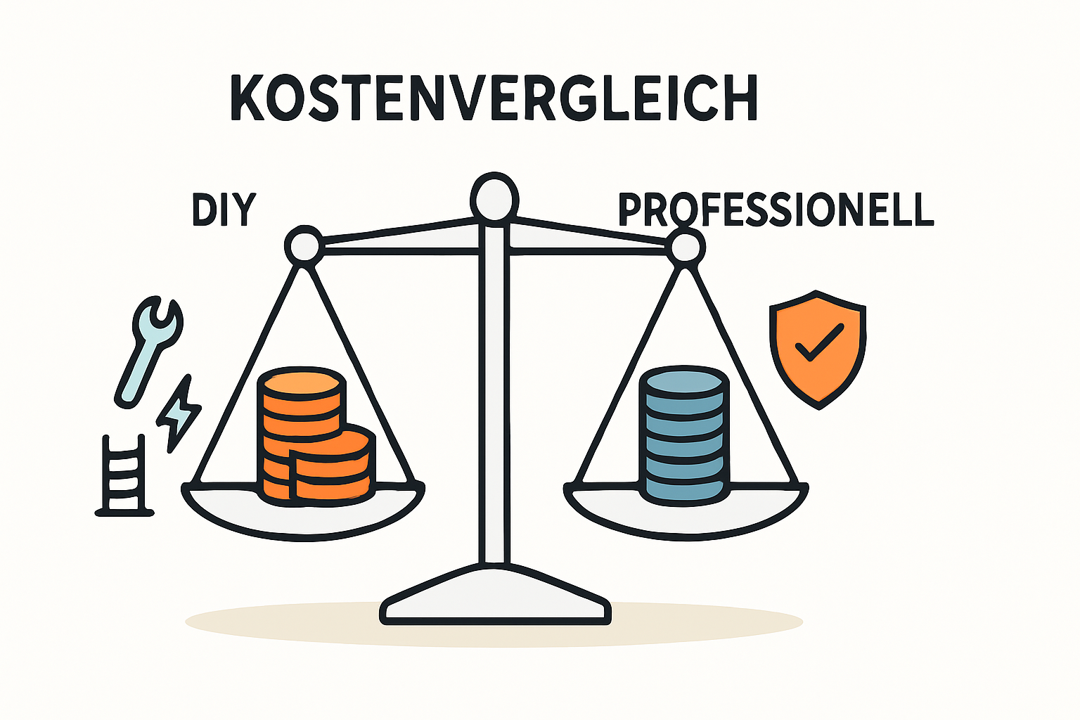 Kostenvergleich DIY PV Anlage und Fachbetrieb