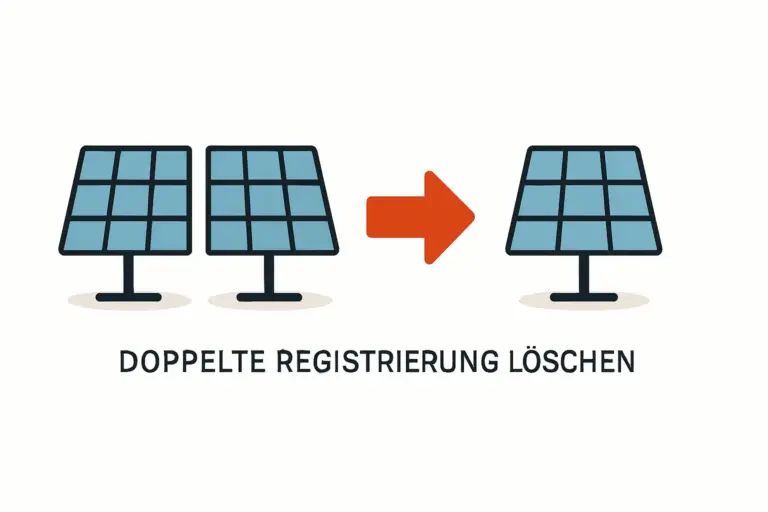 Doppelte Registrierung im MaStR löschen richtig erklärt