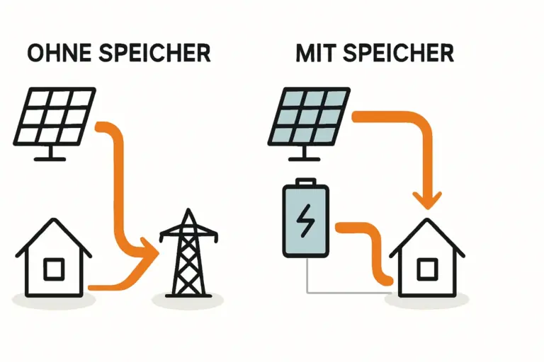 Einfluss der Eigenverbrauchsquote auf die Amortisationszeit