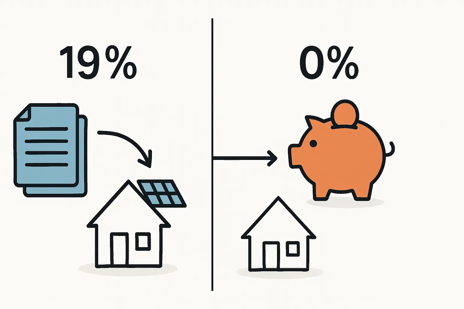 Wie sich der Nullsteuersatz auf Photovoltaik Rentabilität auswirkt