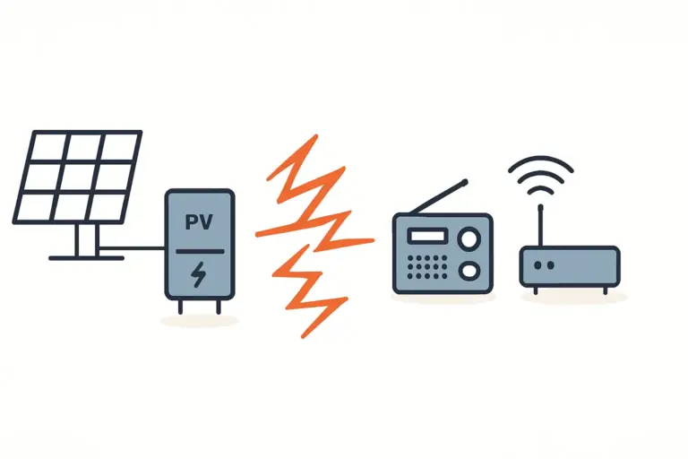 EMV bei PV-Anlagen Störungen im Radio und WLAN vermeiden