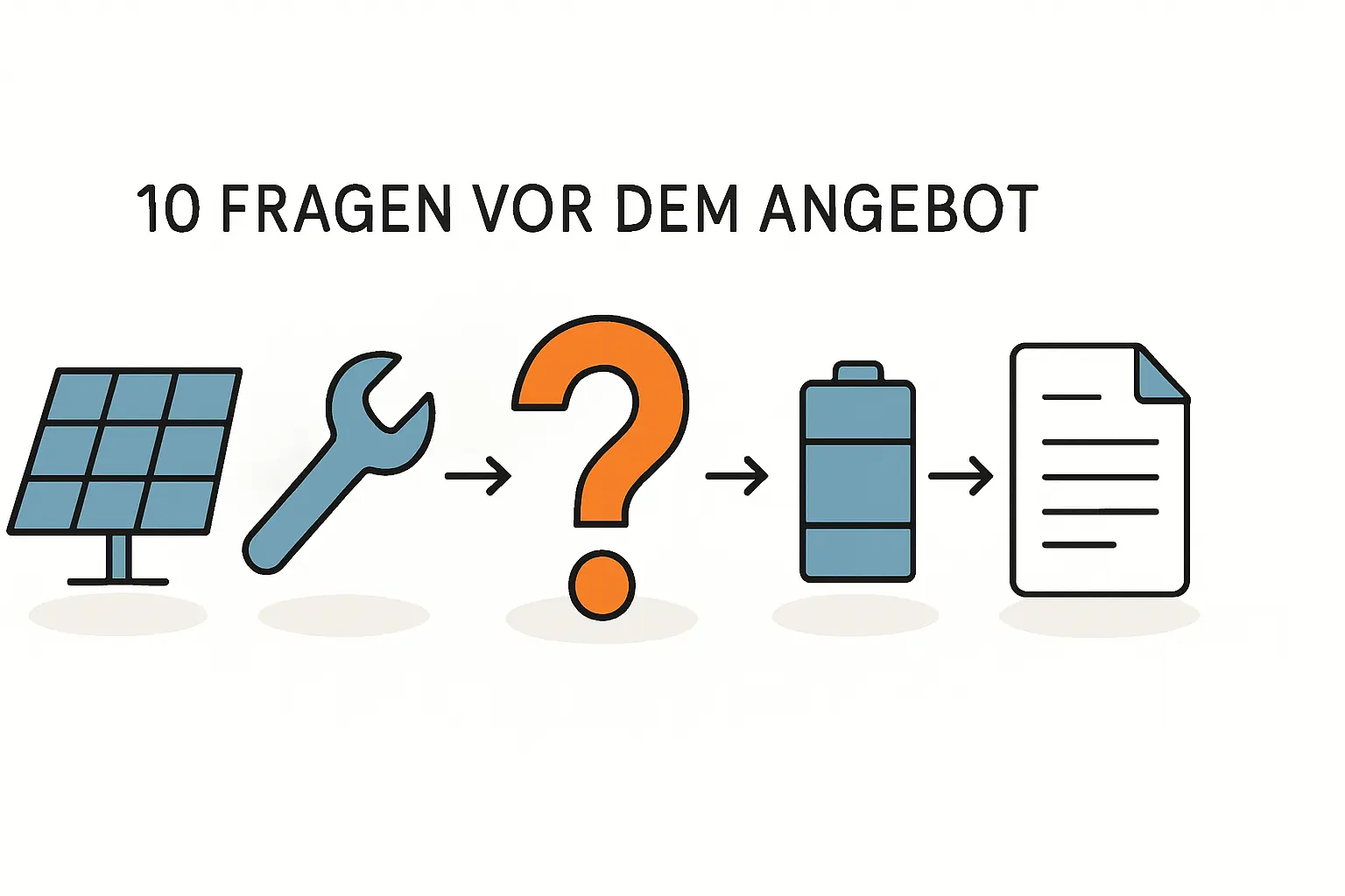 Die 10 wichtigsten Fragen im Erstgespräch mit dem PV-Installateur