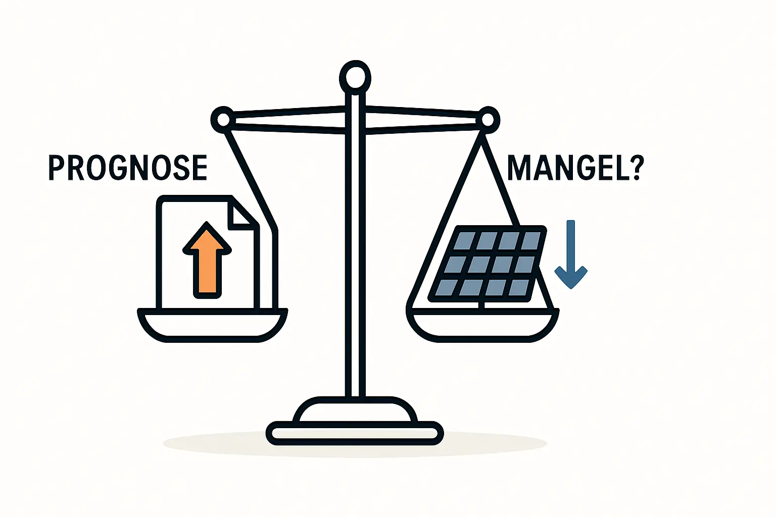 Ertragsprognose von PV-Anlagen und Mangelbeurteilung