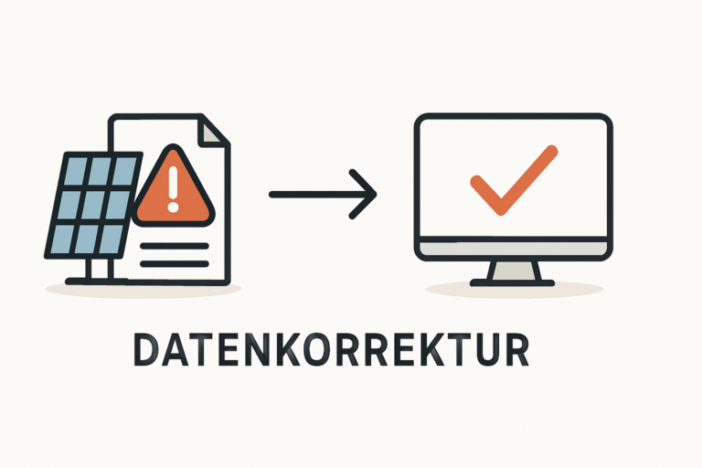 Fehler im Marktstammdatenregister richtig korrigieren