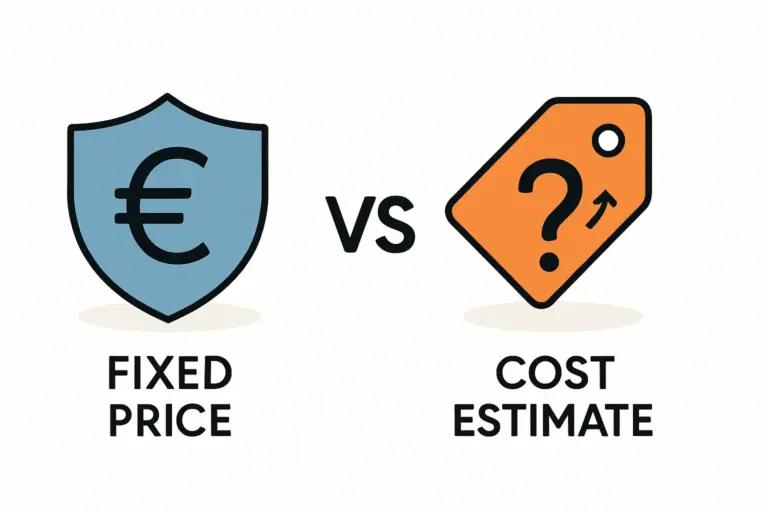 Festpreisangebot oder Kostenvoranschlag für PV-Anlage wählen