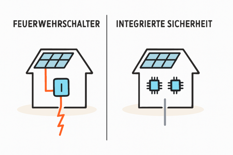 Feuerwehrschalter und integrierte Sicherheit bei Photovoltaik