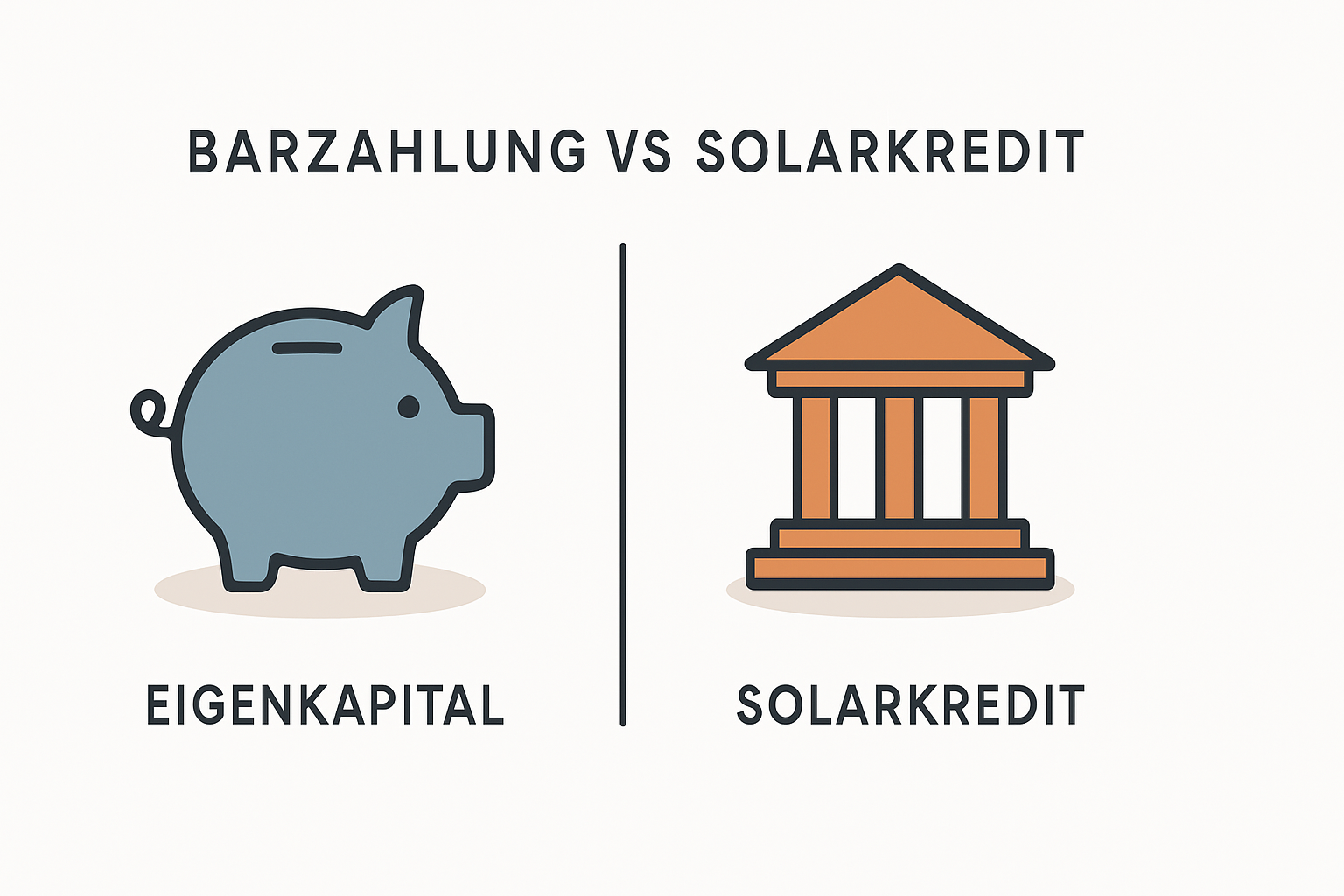 Finanzierung Ihrer PV-Anlage Barzahlung oder Solarkredit
