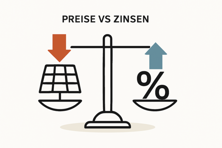 Finanzierungskosten und Anlagenpreise bei Photovoltaik verstehen