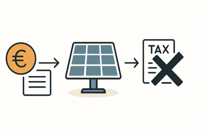 Finanzierungskosten einer PV-Anlage von der Steuer absetzen