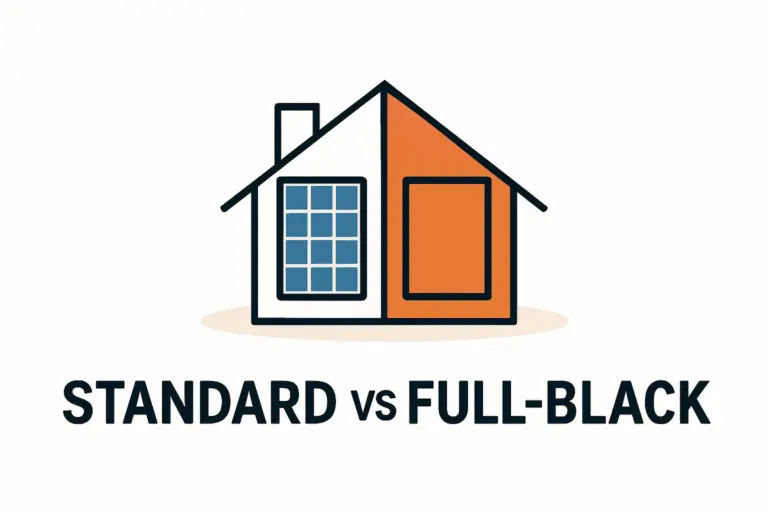 Wann lohnt sich der Aufpreis für Full-Black-Solarmodule