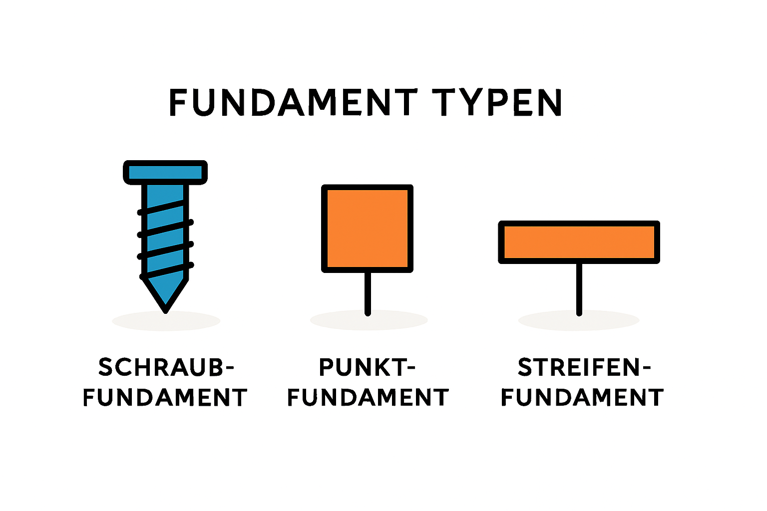 Grundlagen zu Fundamentkosten für Solarcarports und Freiflächenanlagen
