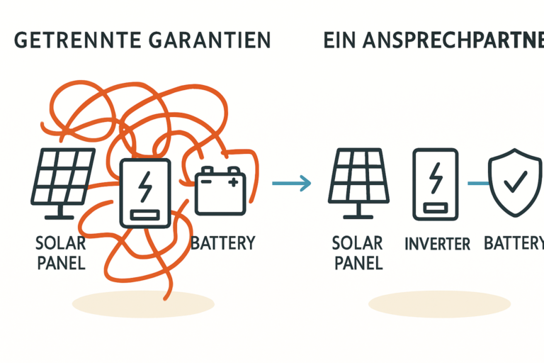 Wer haftet bei Garantie von PV-Komponenten verschiedener Hersteller