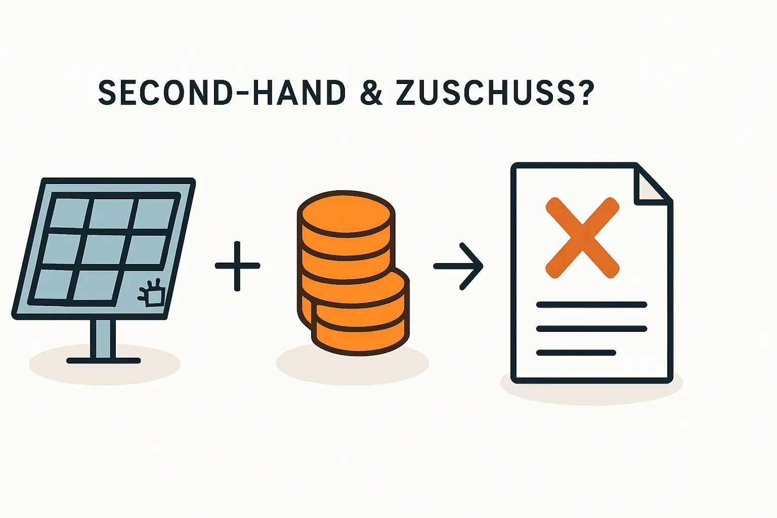 Gebrauchte PV-Anlage und kommunaler Zuschuss – wichtige Infos