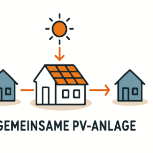 Gemeinsame PV-Anlage in Doppelhaushälfte richtig planen