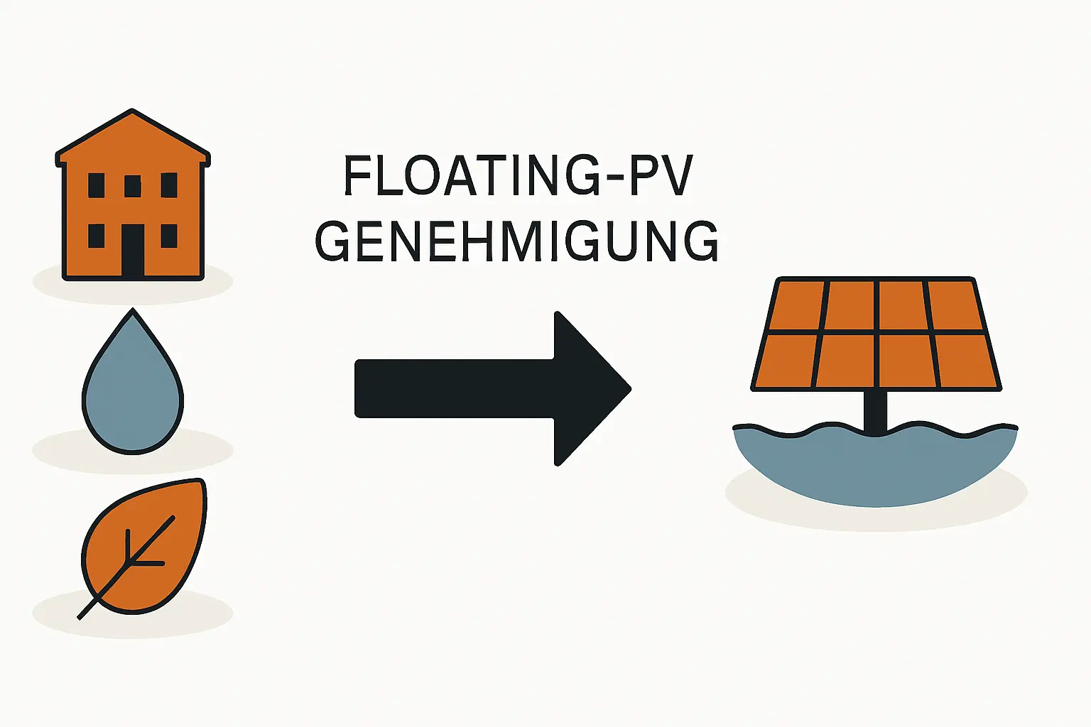 Genehmigung für Floating-PV auf Gewässern einfach erklärt