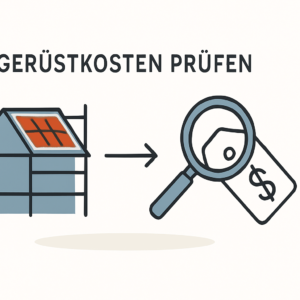 Gerüstkosten im PV-Angebot verstehen und prüfen