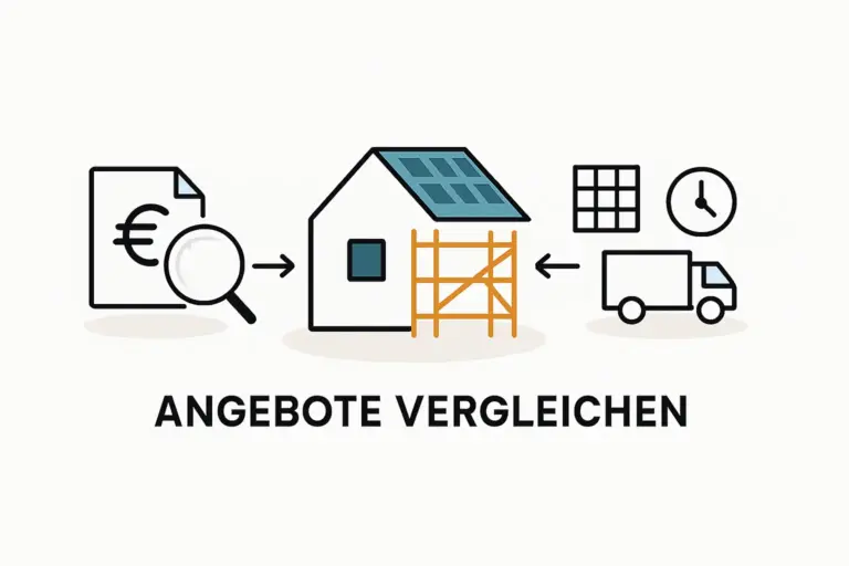 Gerüstkosten bei PV-Montage verstehen und vergleichen