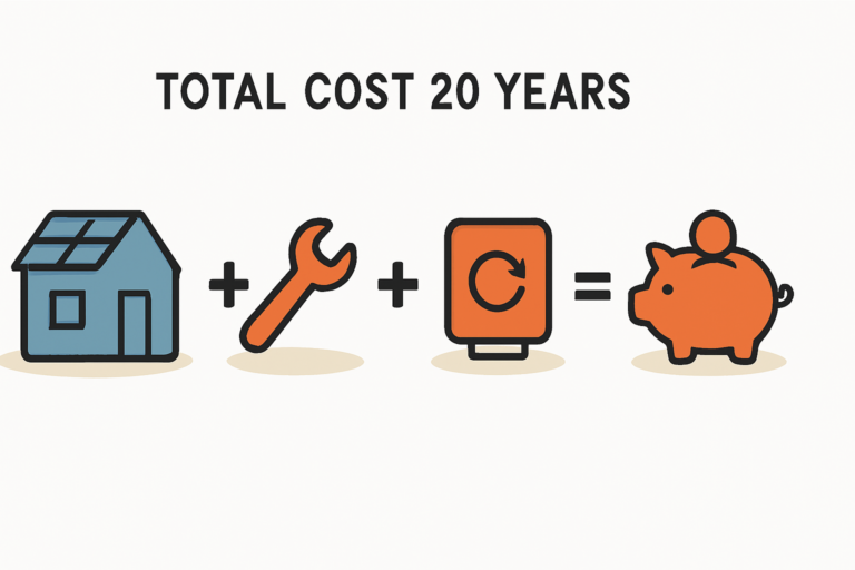 Gesamtkosten einer PV-Anlage über 20 Jahre verstehen