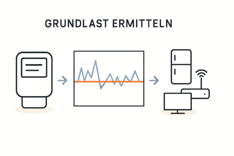 Grundlast im Haushalt einfach ermitteln