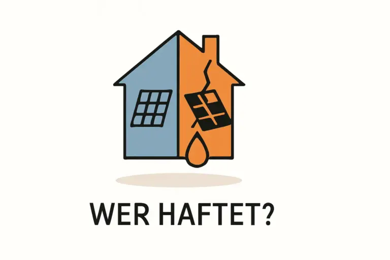 Wer haftet für Folgeschäden durch Montagefehler am Dach