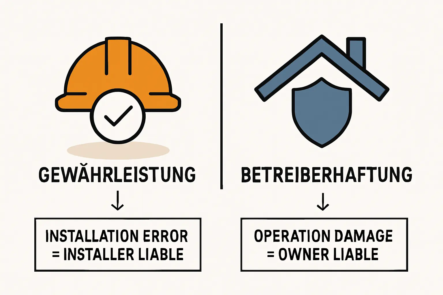 Szenario 1: Herabfallende Teile durch Sturm oder Materialermüdung