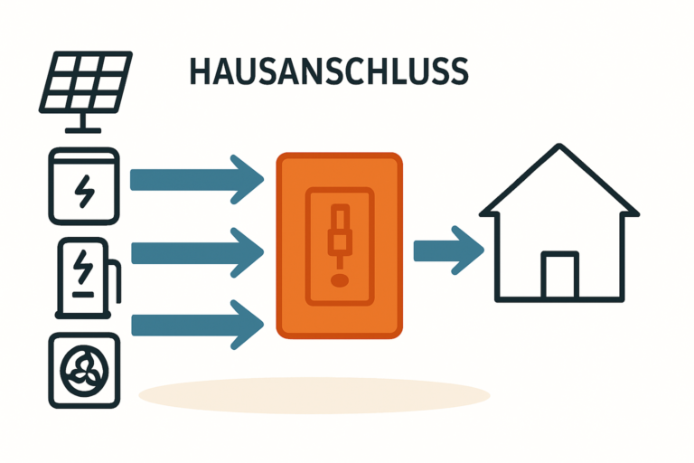 Hausanschluss prüfen für PV Speicher Wallbox Wärmepumpe