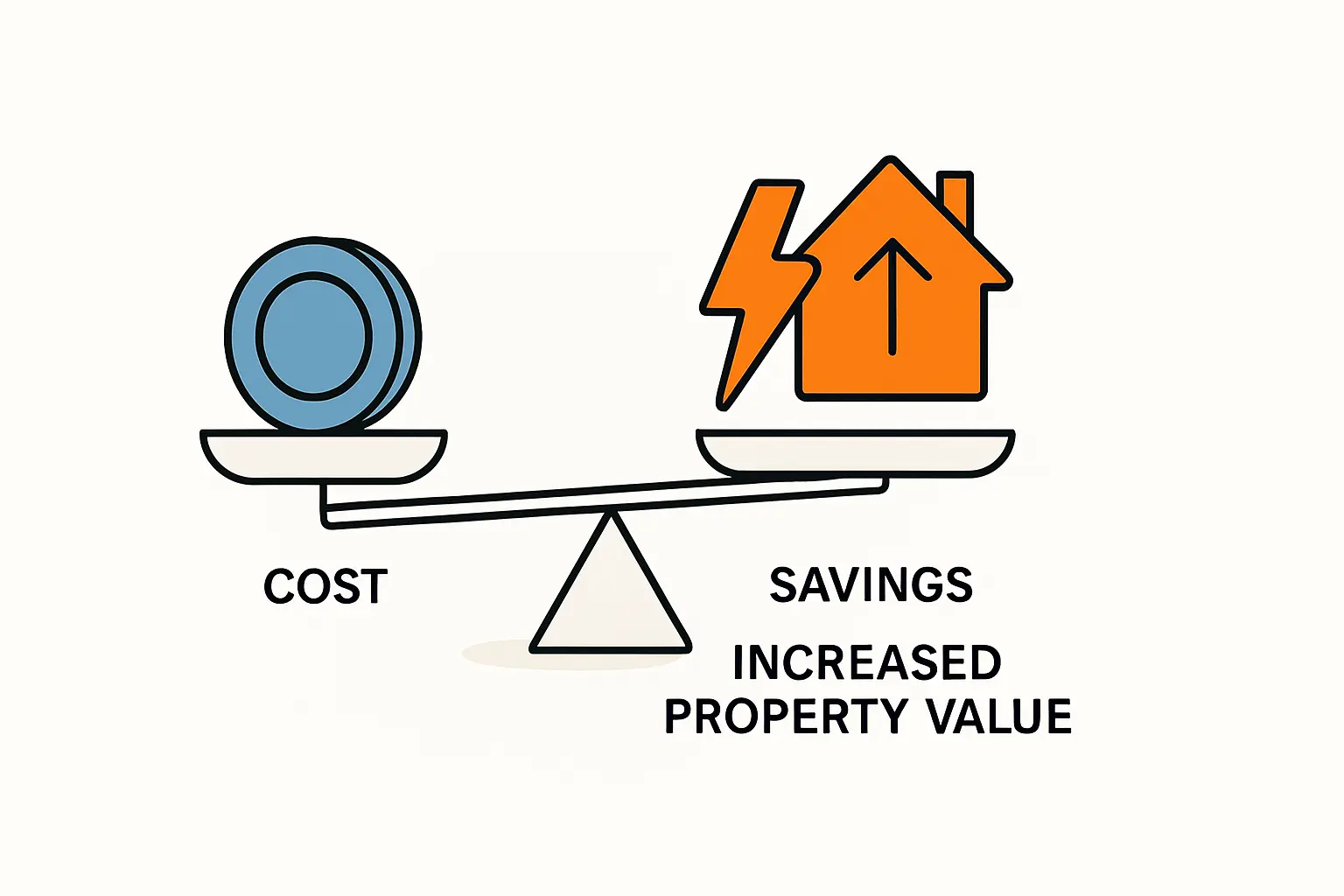 Hausverkauf mit PV-Anlage und Restwert bei Umzug