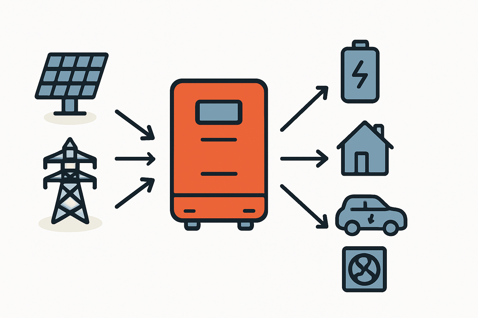 Hybrid-Wechselrichter richtig wählen für E-Auto und Wärmepumpe