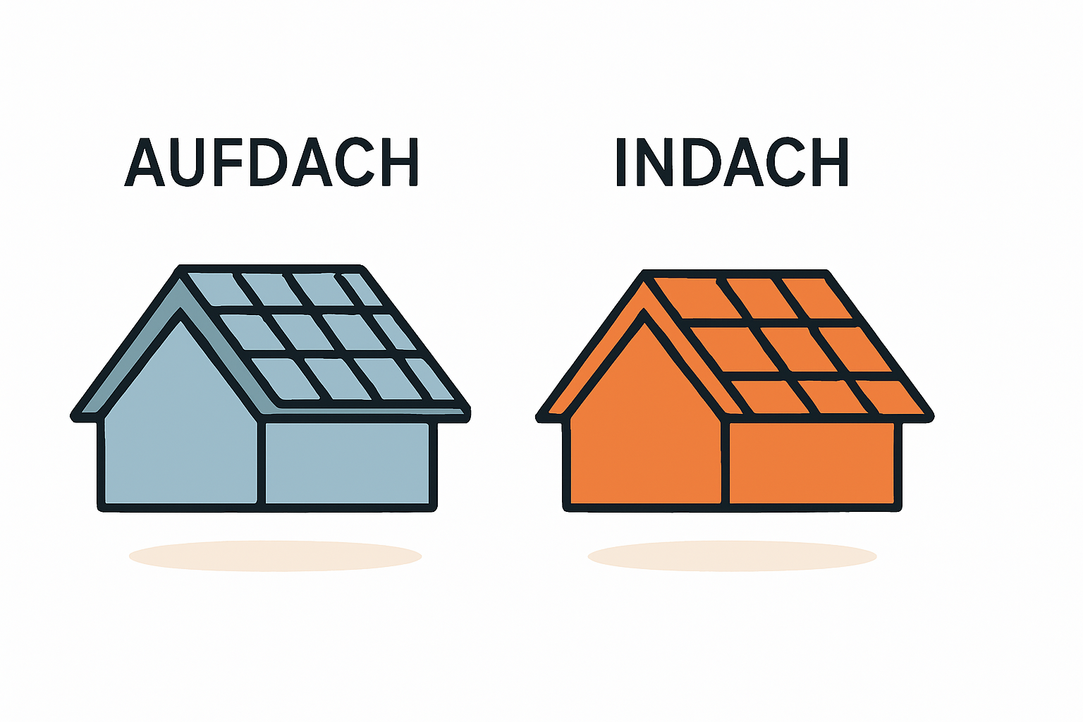 Indach Photovoltaik oder Aufdach Montage Kosten vergleichen
