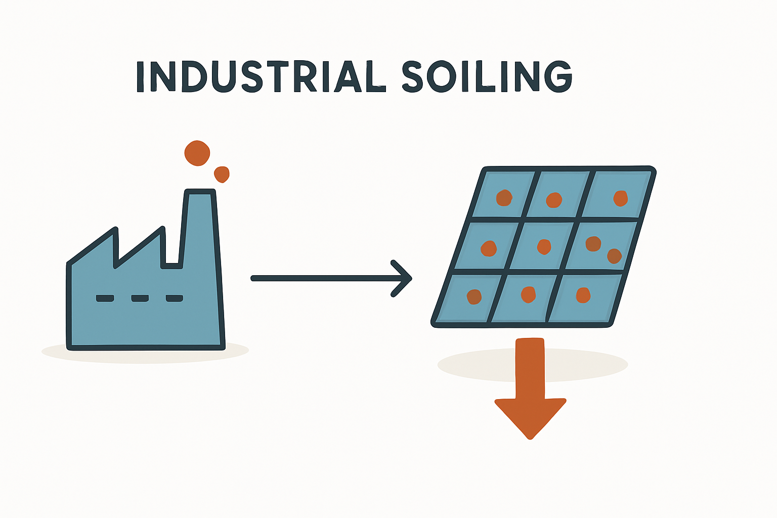 Einfluss von Industrieemissionen auf Solaranlagen im Chemiedreieck