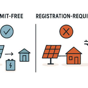 Inselanlage anmelden Wann ist sie genehmigungsfrei
